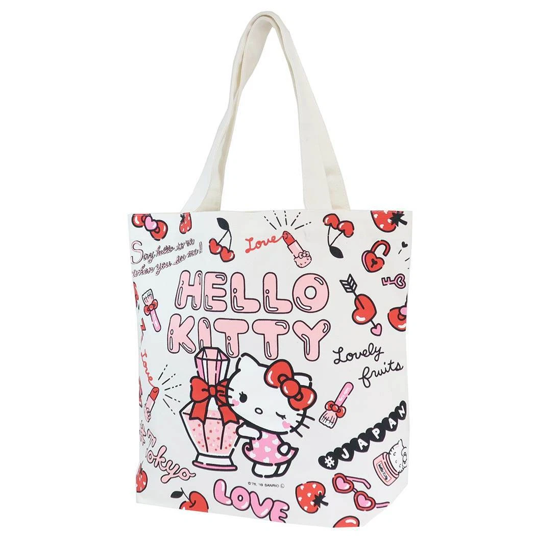 Sanrio Characters Canvas Small Tote Bag Kuromi