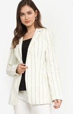 NEW BANANA REPUBLIC Long  Lean Fit Washable Bi-Stretch Blazer Size 4 