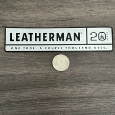 Leatherman Memorabilia Sticker 20th anniversary Collector Fan multitool Sticker