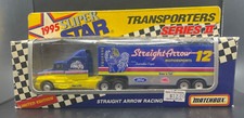 1995 NASCAR Matchbox Super Star Transporter Series Straight Arrow Derrike Cope