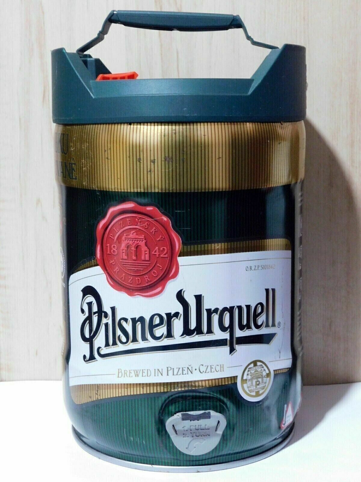 Empty Barrel Beer PILSNER URQUELL Keg Galon 5L. Czechia 2015 TOP