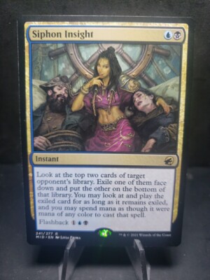 Siphon Insight (241) Innistrad: Midnight Hunt MID MTG Magic