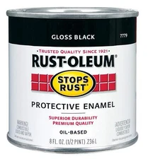 1/2 pt Brands 7779730 Black Stops Rust Protective Enamel Gloss