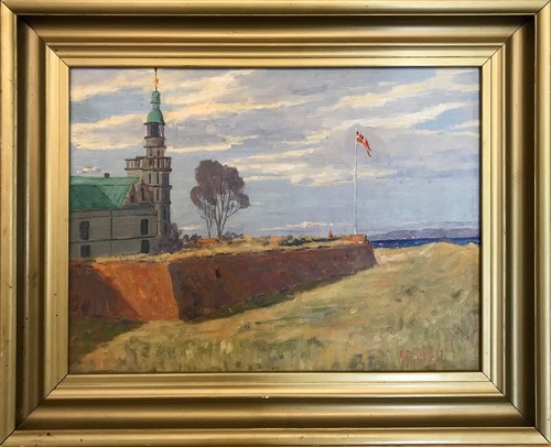 Alfred Gregers-Rasmussen (1904-1994): HAMLET'S CASTLE IN ELSINORE | eBay