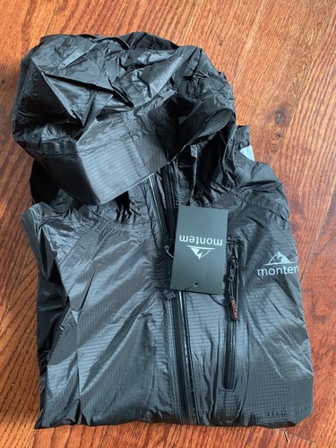 Montem Black Color Hydro Packable Rain 