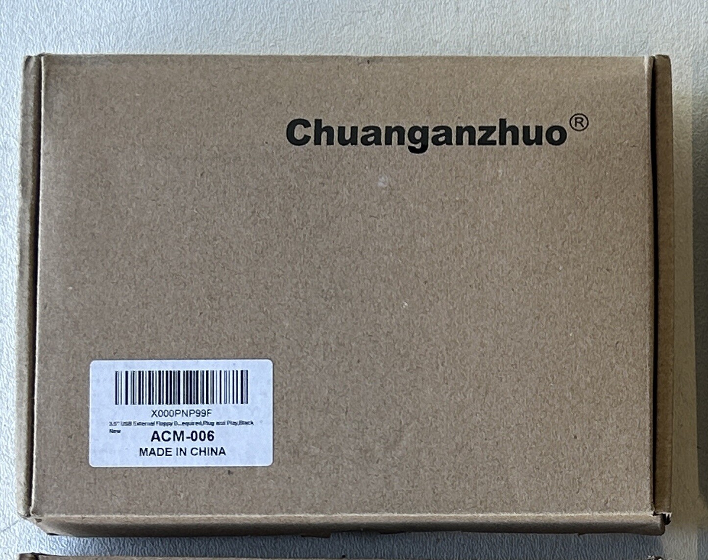 Chuanganzhuo Floppy Disk Drive Reader 3.5 inch External USB 2.0 Floppy Diskette-image