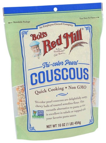 Bob'S Red Mill Couscous Pearl dreifarbig 16 Oz. Packung mit 1 - Bild 1 von 2