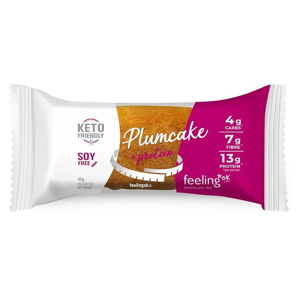 FEELING OK PLUMCAKE + PROTEIN 45 GR Mandorla