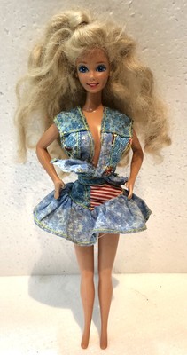 barbie denim skirt