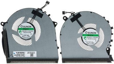 For HP OMEN 5 PLUS 17-CB TPN-C144 Fan CPU Cooling Fan DC12V 5.40W GPU 4Pin