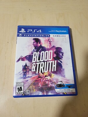 Blood & Truth -- (Sony PlayStation 4) (VR & Camera Required).