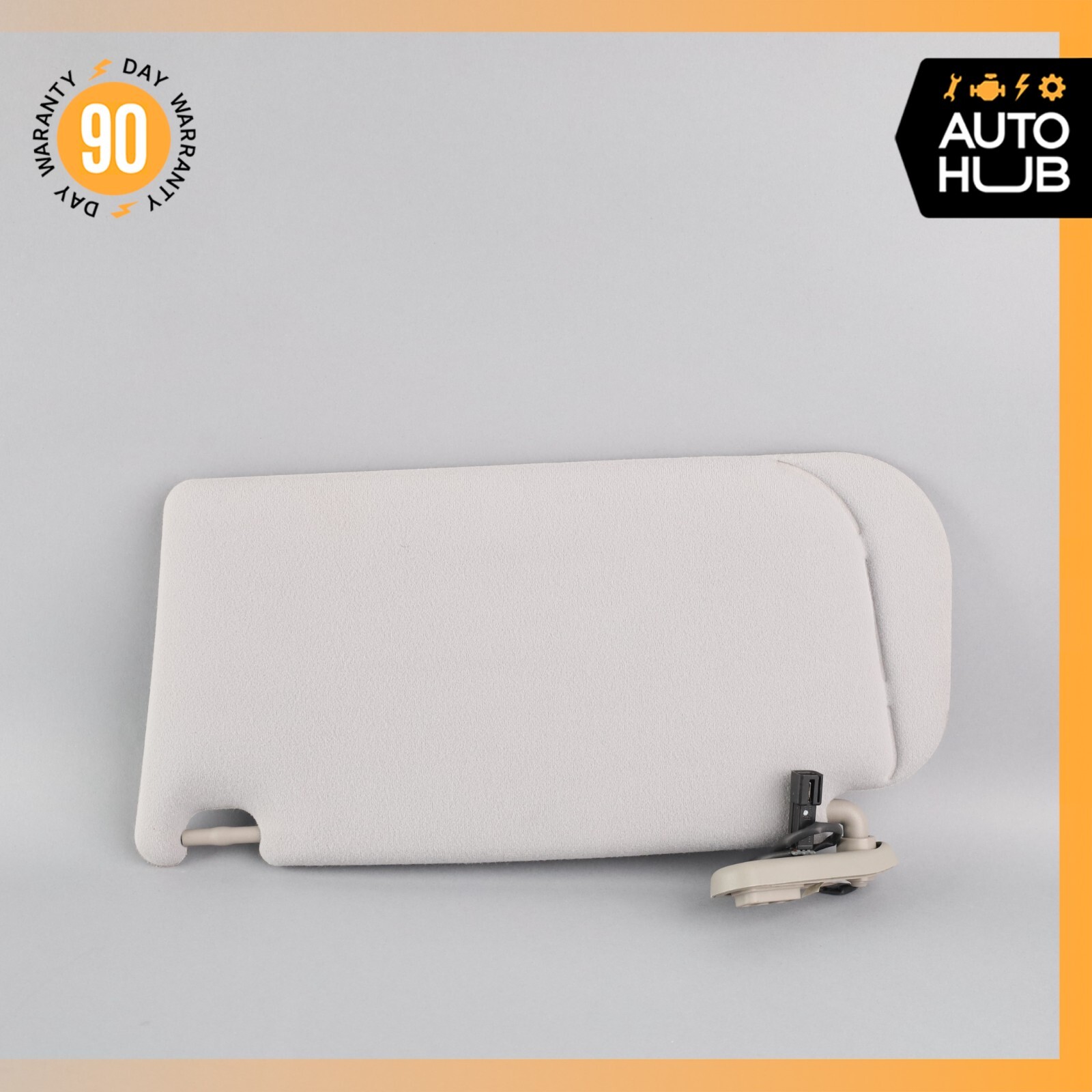 03-19 Maserati Quattroporte S Right Passenger Side Sun Visor Shade Gray OEM 75k