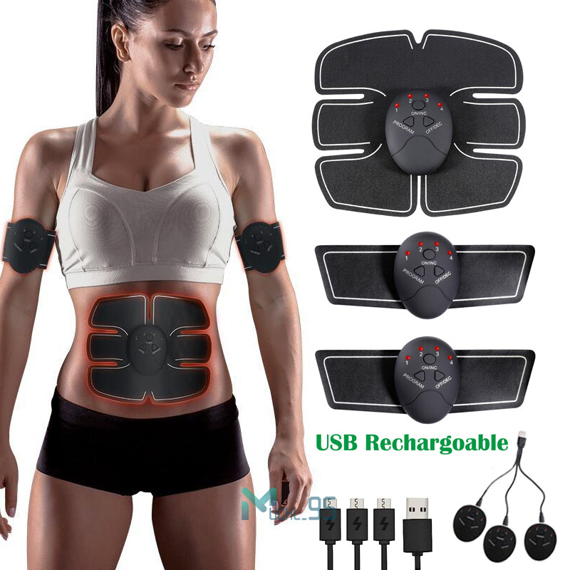 Fortalecimiento muscular eléctrico unisex y estimulador EMS para quemar grasa