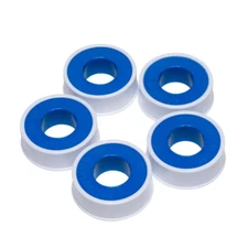 Plumber's Tape 1/2 in x 260 in Thread Sealing PTFE Plumbing All Purpose (5 Pack)