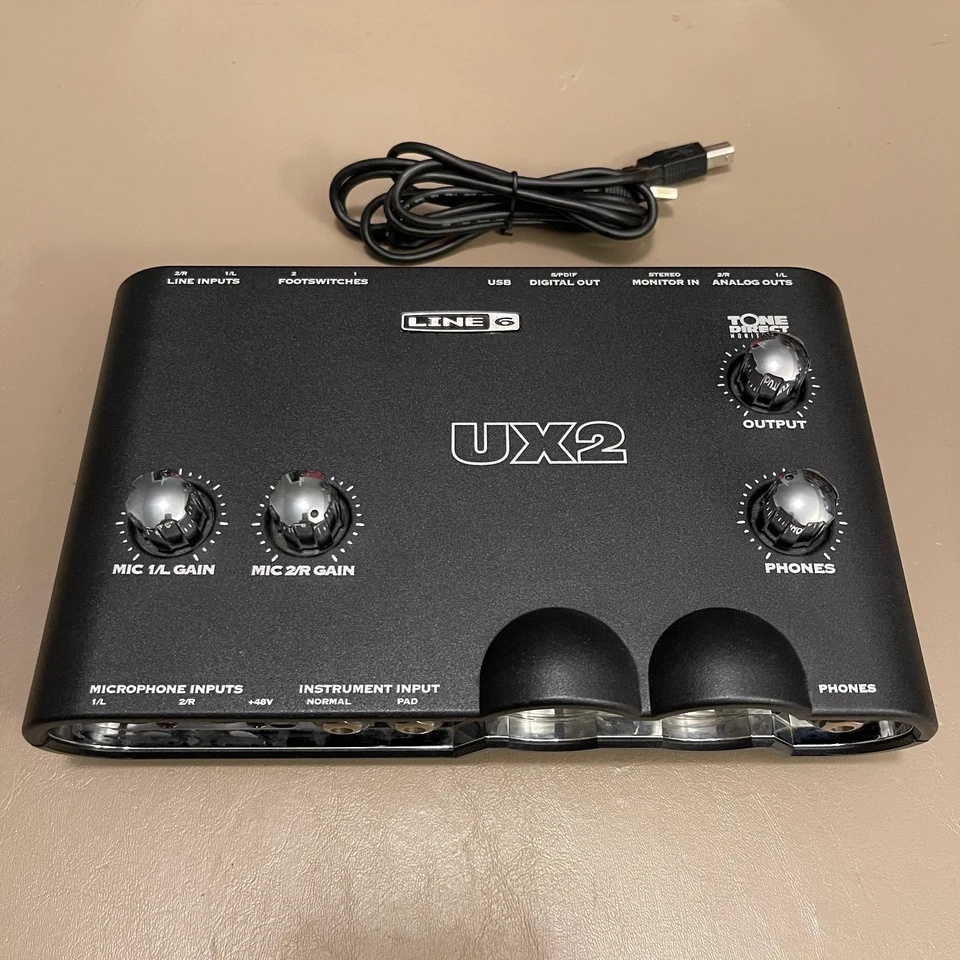 LINE 6 TonePort UX2 Line6 - Digital Recording USB Interface - Not Working - Image 2 of 4