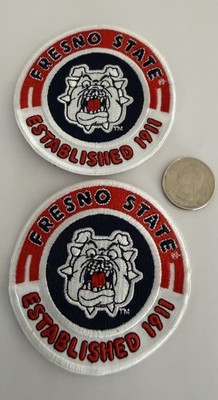 2- Brand New Bulldogs  Embroidered Iron On Patches.  3 x 3  Awesome!