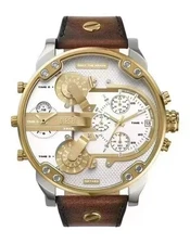 DIESEL DZ7483 Mr Daddy 2.0 Chronograph with brown leather strap, 57mm