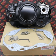 Yamaha Banshee CLUTCH COVER crankcase engine OEM FACTORY + gasket + bolt kit
