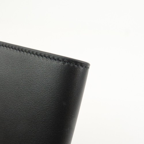 Ferragamo Logo Leather Agenda Planner Cover Black Authentic Used F/S - Picture 13 of 23