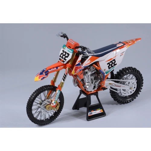 RED BULL KTM 450 SX-F N.222 TONY CAIROLI 1:6 New Ray Moto Modellino Nuovo - Immagine 2 di 3
