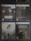 Playstation 5 HORROR Game Lot (SILENT HILL 2 AND  F, CRONOS, DEAD SPACE REMAKE)