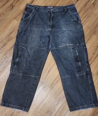 Musso Platinum Carpenter Style Jeans 44x32 Vtg Y2K Baggy Skater Goth Streetwear 