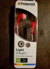 POLAROID PEP14RED In-Ear Earbud Red Discontinued by Manufacturer 
