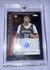 2025-26 Topps Chrome - Rookie Autographs Derik Queen #TCAR-DQ (AU, RC)