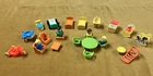 Lot of 26 Vtg Fisher Price: 6 Little People w Furniture, Nursery, Car, Toys, Etc
