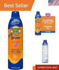 Sport Ultra Water Resistant Sunscreen Spray SPF 50 - 9.5oz Eco-Friendly Formula 2.00 per gallon
