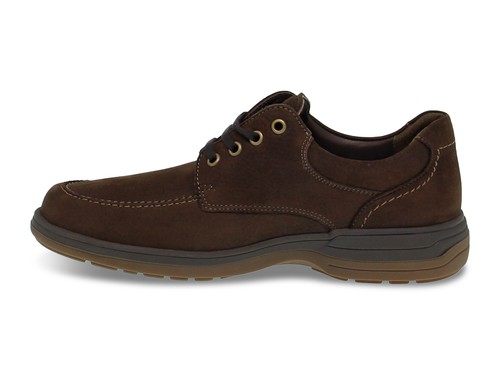 Chaussures à lacets Mephisto DOUK TDM en cuir brun foncé - Chaussures Homme - Picture 3 of 5
