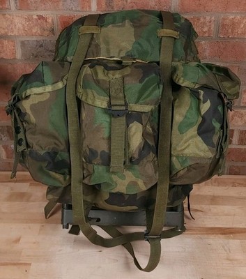 US Army Field Pack Nylon Combat Rucksack Alice 80s 90s Frame