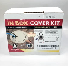 Arlington FLBC4580 Recessed Power and Data Round Floor Box for Existing