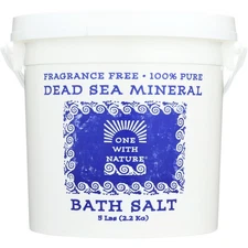 One With Nature Dead Sea Mineral Bath Salt 5 Lbs