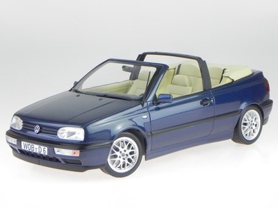 Norev188434 - Car Cabriolet VOLKSWAGEN Golf 3 of 1995 Blue for