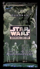 Star Wars CCG Dagobah Limited Booster 9 card Pack FACTORY SEALED 