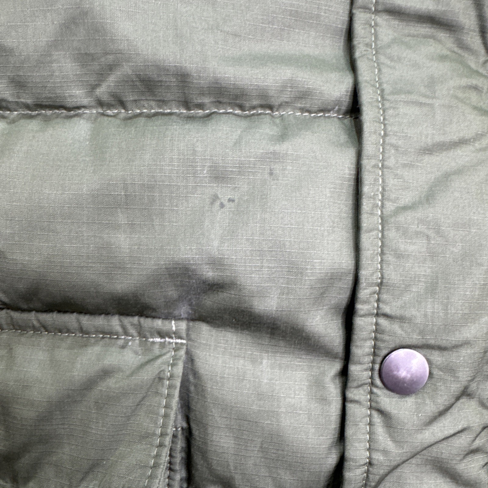 Patagonia Slingshot Down Puffer Vest Jacket Green Mens XL Rare thumbnail 8