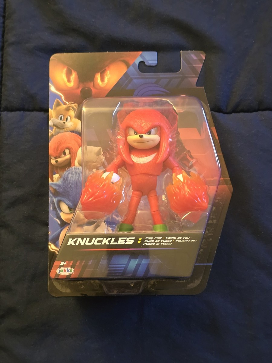 Jakks Pacific Sonic The Hedgehog 3 Movie KNUCKLES Fire Fist 5