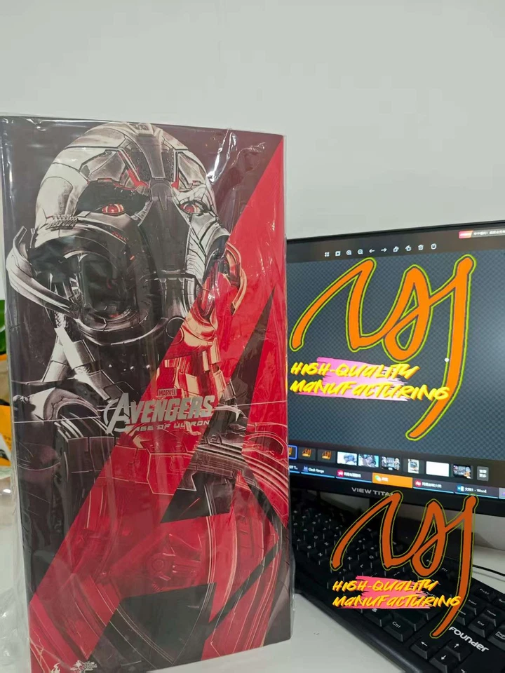 EN STOCK HOT TOYS MMS284 MARVEL AVENGERS ULTRON PRIME 16" 1/6 figura Foto 2 de 4