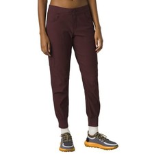 PRANA HALLE E-WAIST JOGGER II IN CACAO RED SIZE 6