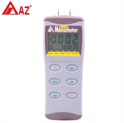 AZ-8252 Digital Manometer Pressure Gauge Differential Pressure Meter Tester. zo
