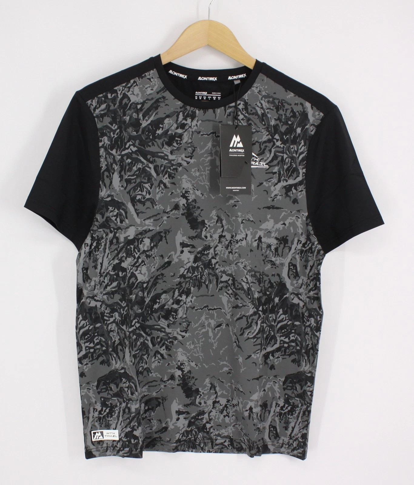 MONTIREX MENS MTX TRAIL TRIAX T-SHIRT BLACK/ASPHALT GREY RRP £40 IB
Opens in a new window or tab