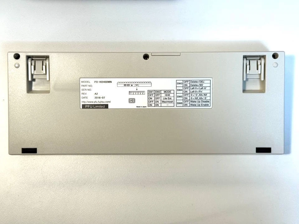 HHKB Professional 2 White US Layout Keyboard Printed Keycaps - Image 2 of 2