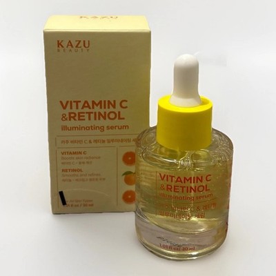 Vitamin C + Retinol Serum Facial 30ml Anti-Aging & BrightenFace Serum Skin Care