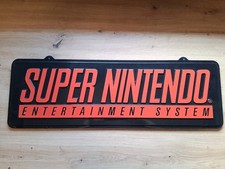 Super Nintendo Werbeschild Reklame 90er Jahre...