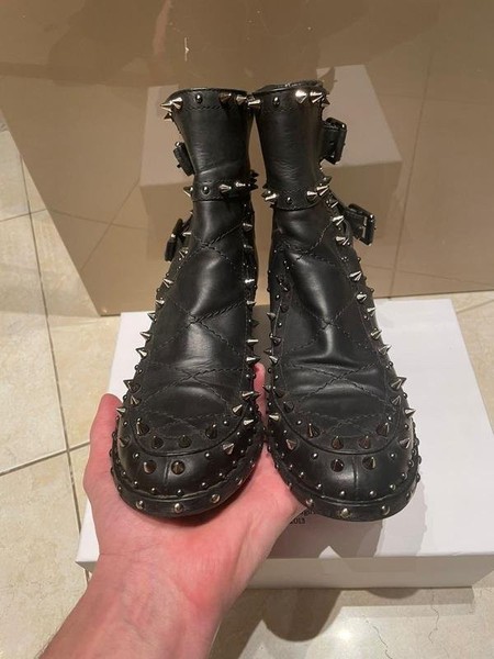 Women Laurence Dacade Boots Black Leather 7