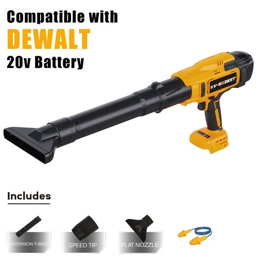For Dewalt 20V Battery Cordless Handheld Leaf Blower Brushless 220CFM 140MPH