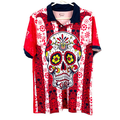 GNP Seguros Omnilife Akron Dia De Muertos Soccer Jersey Shirt