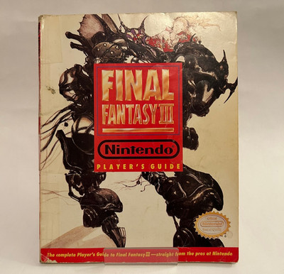 Final Fantasy III 3 Official Nintendo Players Guide SNES Peter Olafson RARE