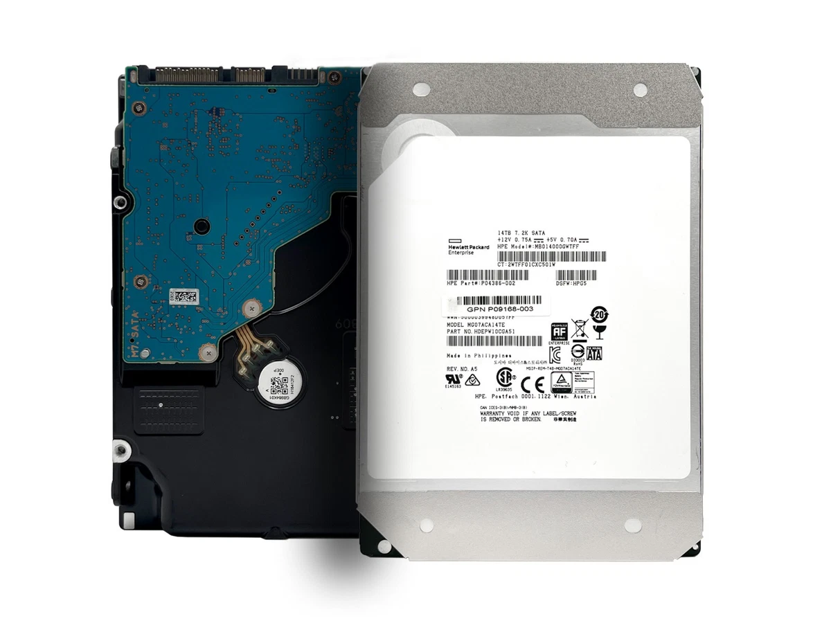 Toshiba 2TB Interne Festplatte MG04ACA200N 3,5 Zoll HDD SATA 6 Gb/s 7200RPM (Reconditionné
